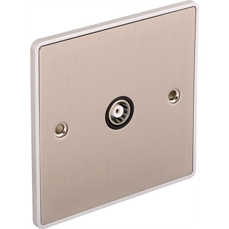 Urban Edge 1 Gang TV Coaxial Outlet - UE42BCB image 0
