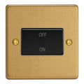 Brushed Brass 10A Fan Isolating Switch (3 Pole) XDEFIB.BB image 0