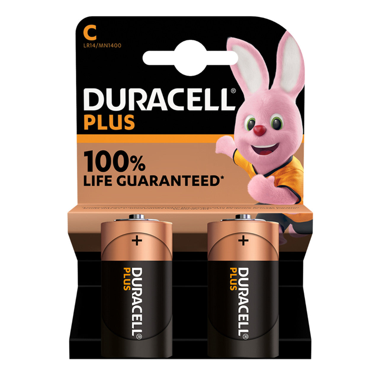 Duracell Batteries Plus C Pack of 2 image 0