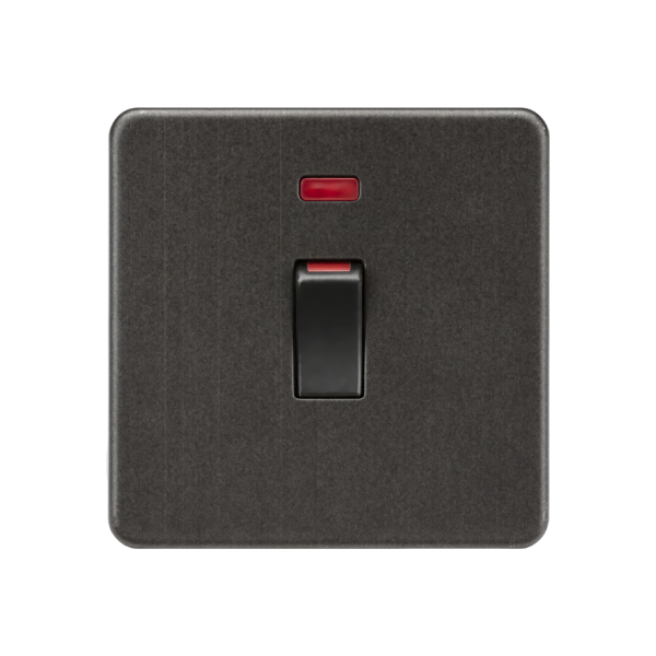 Smoked Bronze 45A DP Switch with Neon (1G size) - SF81MNSB image 0
