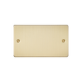Brushed Brass 2G Blanking Plate - FP8360BB image 0