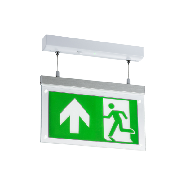 Emergency Exit Sign 2W LED Suspended Double-Sided image 0