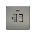Black Nickel 13A Switched Fused Spur Unit with Neon - SF6300NBN image 0