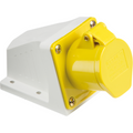 110V IP44 16A Angled Surface Mount Socket 2P+E image 0
