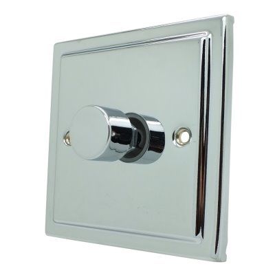 Regency Polished Chrome 1 Gang Intelligent 250W Dimmer Switch R10PC-IN25 image 0