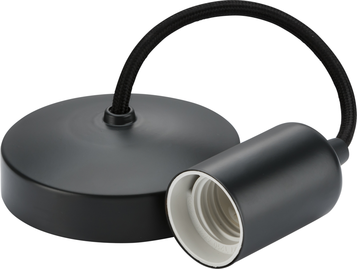 Anthracite 6" E27 Contemporary Pendant Set - 8270AT image 0