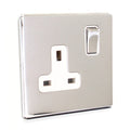 Single 1 Gang  13a Socket - SG06PCW image 0