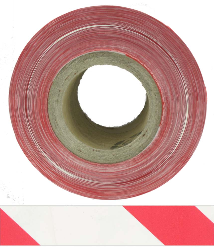 BARRIER TAPE RED/WHITE image 0