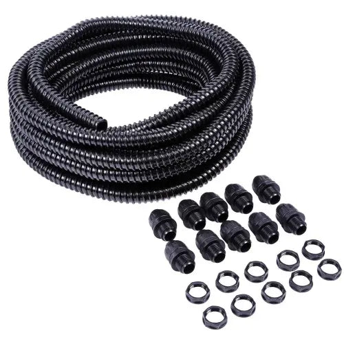 20mm Black Flexible Conduit Contractor Pack – 10 metres image 0