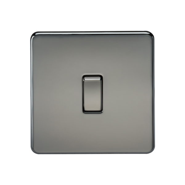 Black Nickel 10AX 1G 2-way Switch - SF2000BN image 0
