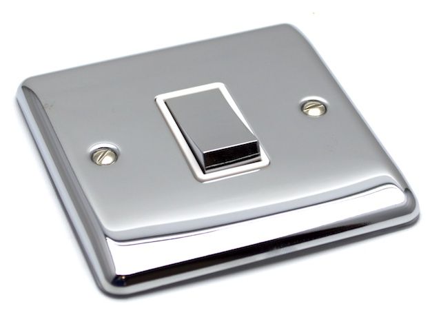 Definition Polished Chrome 1 Gang Intermediate Switch  - D05PCW image 0