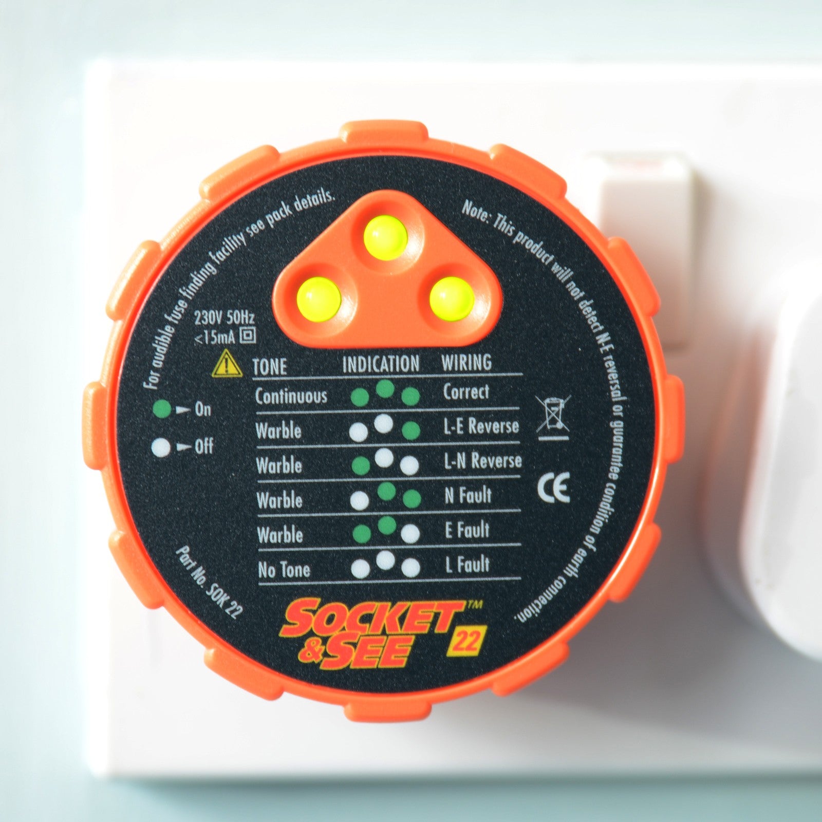SOCKET & SEE SOK22 CRAFTSMAN SOCKET TESTER image 3