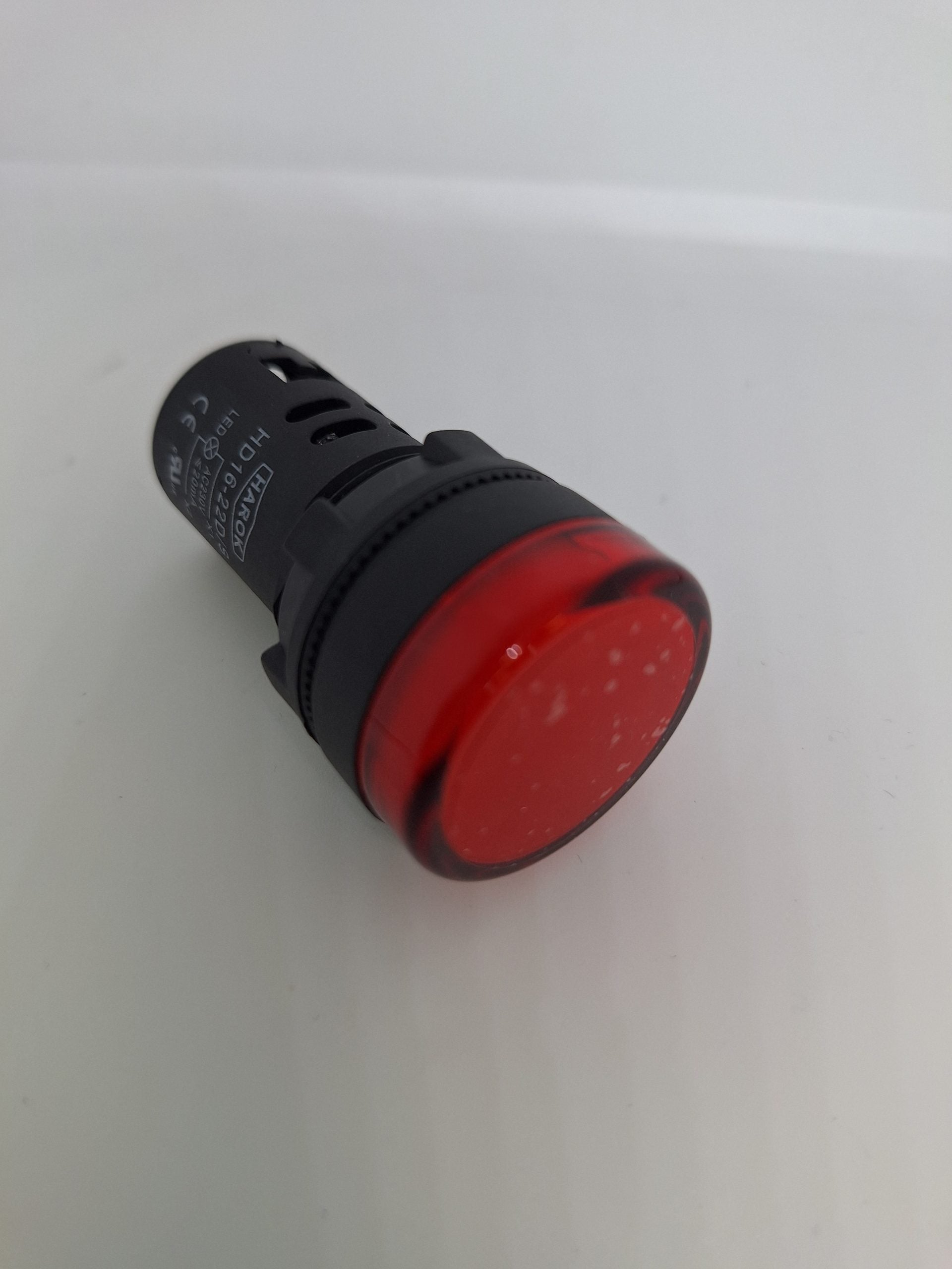 22mm RED Pilot Light LED Indicator 110V AC/DC - VHD16-22R image 0