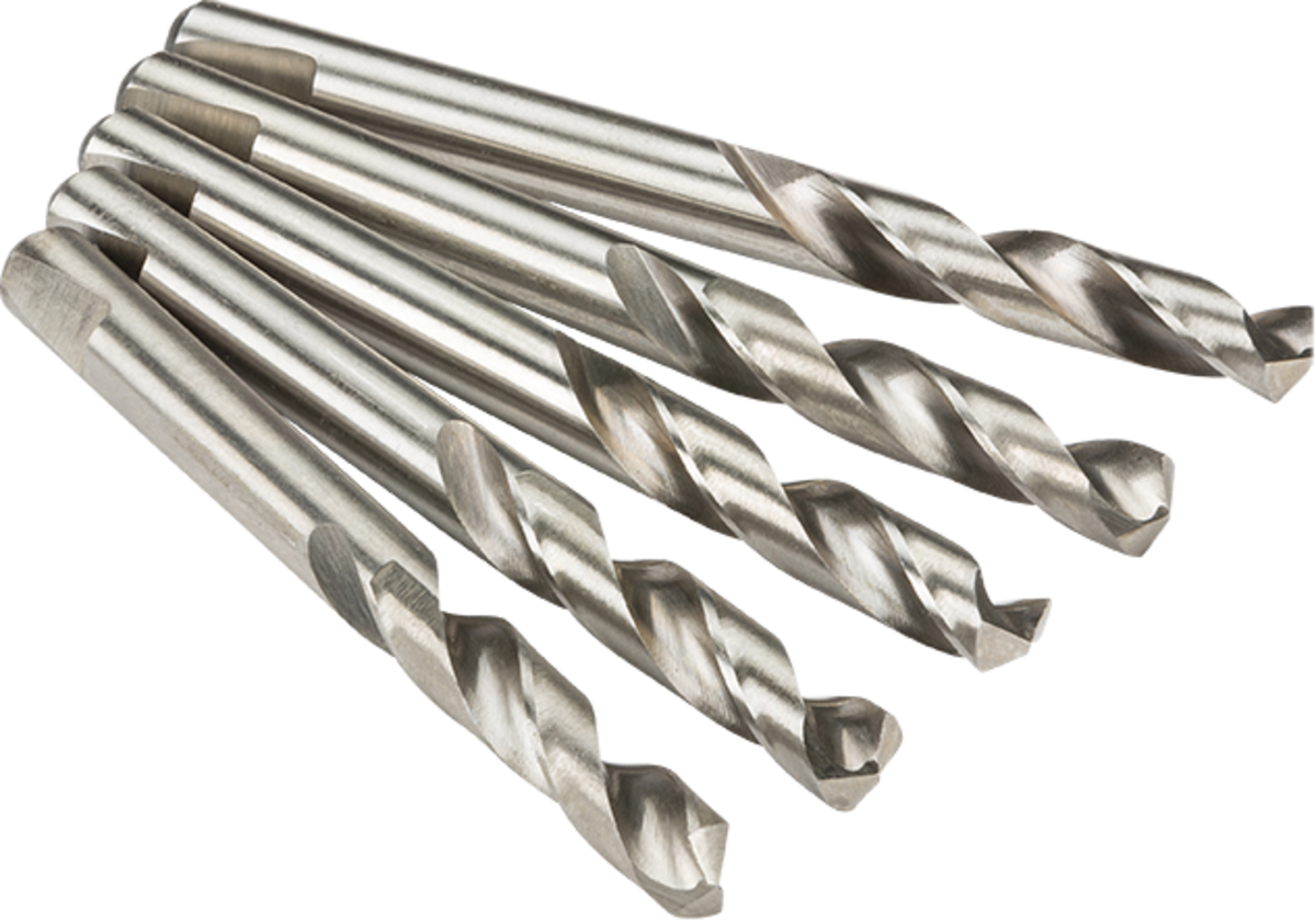 Pack of 5 Arbor Drill Bits 6.35mm x 75mm - HSPILOTDB5 image 0