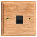 Varilight Kilnwood 1-Gang Telephone Master Socket - XKTMOB image 0
