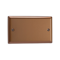 Urban Brushed Bronze Double Blank Plate XYDB.BZ image 0