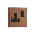 Urban Brushed Bronze 1-Gang 13A Double Pole Switched Socket XY4B.BZ image 0