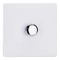 Varilight 1-Gang 2-Way V-Pro Push On/Off Rotary LED Dimmer 1 x 0-120W - JDYP401S.PD image 0