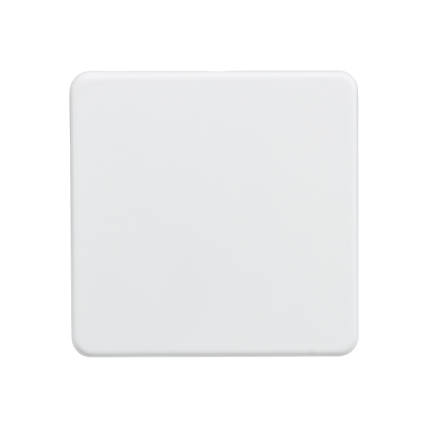 Matt White 1G Blanking Plate - SF8350MW image 0