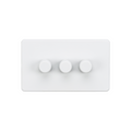 Matt White 3G 2-way 10-200W (5-150W LED) Intelligent dimmer - SF2193MW image 0