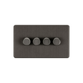 Smoked Bronze 4G 2-way 10-200W (5-150W LED) Intelligent dimmer - SF2194SB image 0