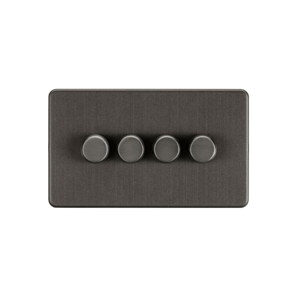 Smoked Bronze 4G 2-way 10-200W (5-150W LED) Intelligent dimmer - SF2194SB image 0