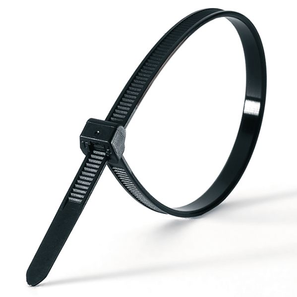 Cable Ties 370mm x 4.8mm  (100 pack) Black image 0
