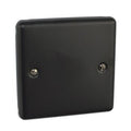 Matt Black 1 Gang Blank Plate - W49MBB image 0