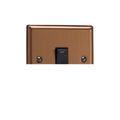 Urban Brushed Bronze 1-Gang 20A Double Pole Rocker Switch + Neon Indicator Light XY20NB.BZ image 0