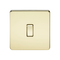 Polished Brass 10AX 1G 2-way Switch - SF2000PB image 0