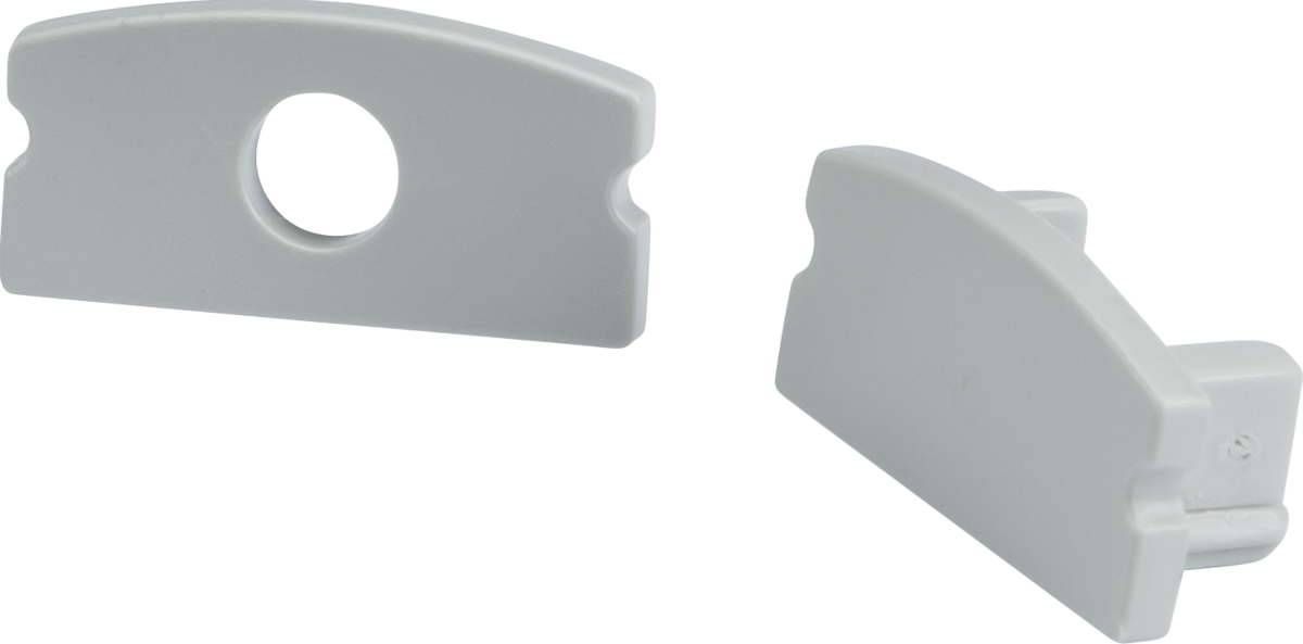 Aluminium Surface Mount Profile End Caps - 1MSURCAP image 0