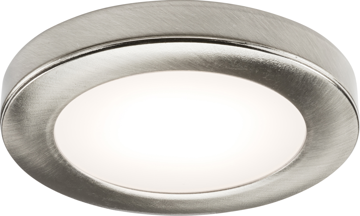 UNDKIT Single 2.5W LED Dimmable Under Cabinet Light in Brushed Chrome - 3000K - UNDK3BCWW image 0