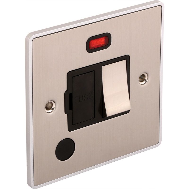 Urban Edge 13A Switched Fuse Spur with Neon - UE39BCB image 0