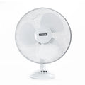 12'' White Oscillating Desk Fan - 3 Speed image 0