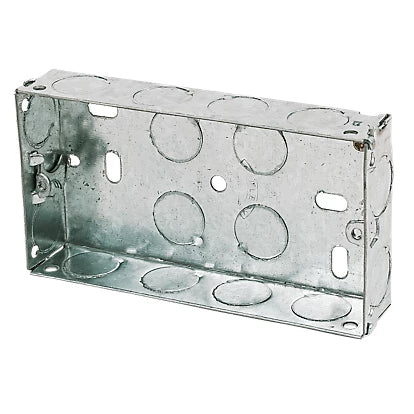25mm Double Metal Back Box - VUEP877 image 0