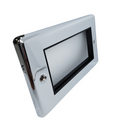 Polished Chrome Data Plate 4 Modules Black Insert – W64PCB image 0