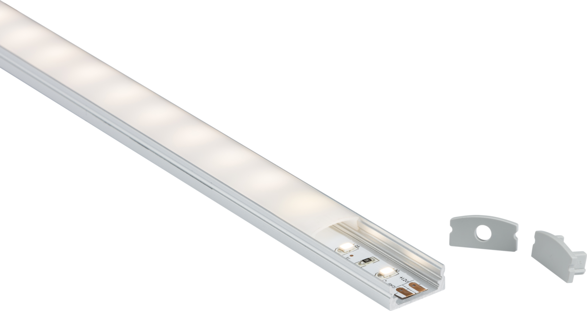 2M Aluminium Profile - Surface Mount Flat - 2MSUR image 0