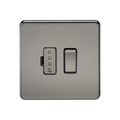 Black Nickel 13A Switched Fused Spur Unit - SF6300BN image 0