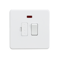 Matt White 13A Switched Fused Spur Unit with Neon - SF6300NMW image 0