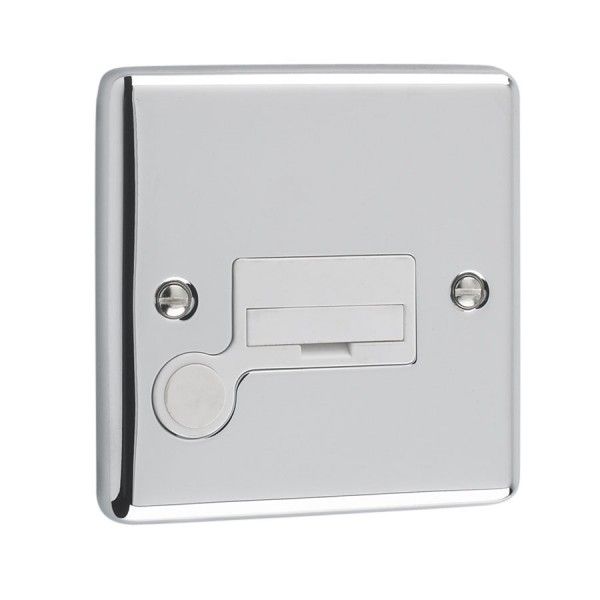 Polished Chrome Un-Switched Fuse Spur - W55PCW image 0