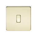Polished Brass 10AX 1G Intermediate Switch - SF1200PB image 0