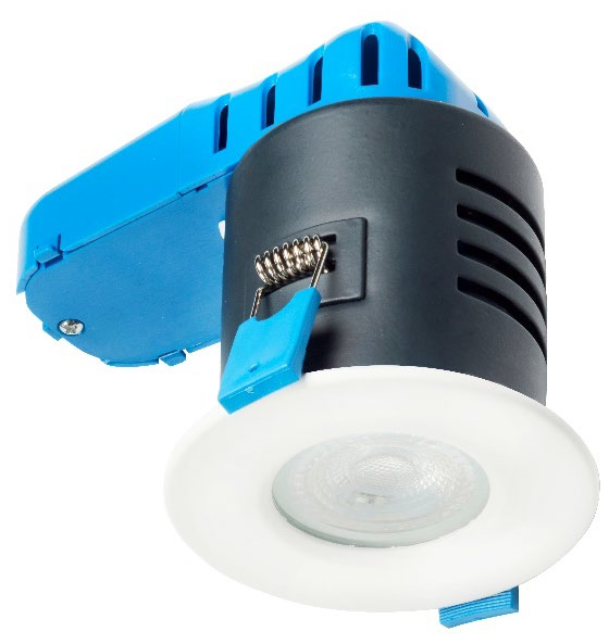 Deta L1701WH3 LED Fire Rated Downlight IP65 2800K Dimmable GU10 220-240V White - L1701WH3 image 0