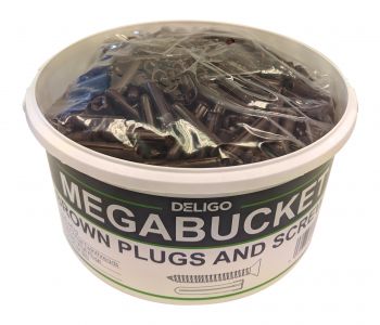 Trade Tub Brown Plugs and Screws - MT10 image 0