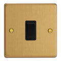 Brushed Brass 1-Gang 10A 1- or 2-Way Rocker Switch XDE1B.BB image 0