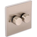 Urban Edge 2 Gang 400W Dimmer Switch - UE23BCB image 0
