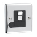 Polished Chrome 13A Switched Fuse Spur - W38PCB image 0