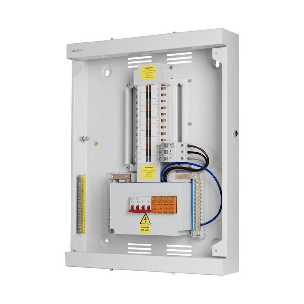 FuseBox TPN07FBX 7 Way 125A TP+N Distribution Board c/w SPD & Main Switch image 2
