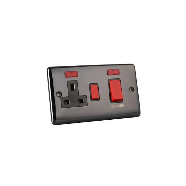 Definition 45A Cooker Switch with Socket D41BN image 0